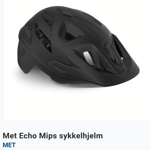 Met Echo Mips sykkelhjelm