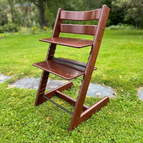 🤎 Stokke Tripp Trapp stol, Walnut (Nyere modell)