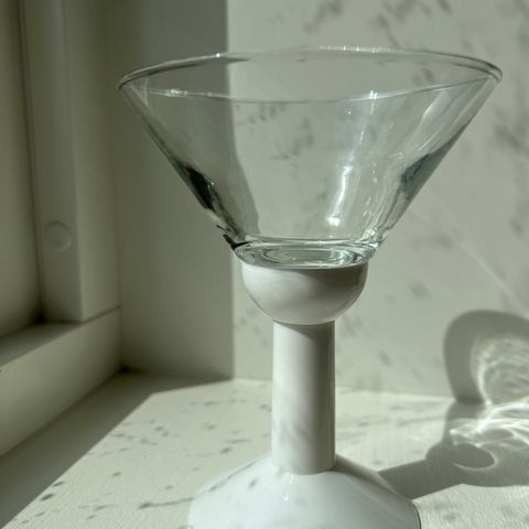 Vintage cocktailglass fra 1985