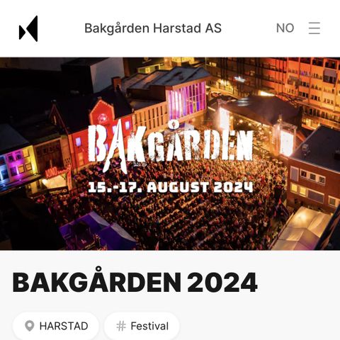 Bakgården 2024 lørdags-pass, 18+