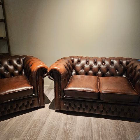 Chesterfield salong sofaer, sjekker interesse