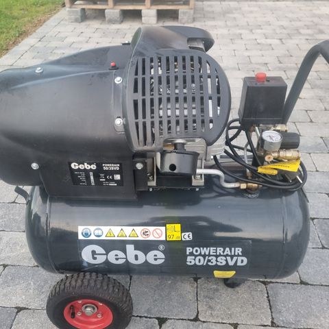 Gebe kompressor, 50L