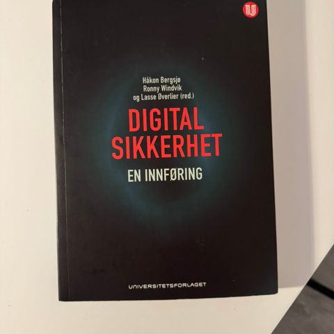 Digital sikkerhet - En innføring