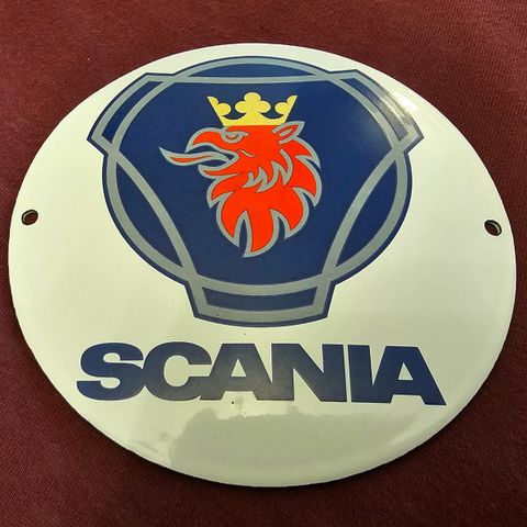 Scania emalje skilt