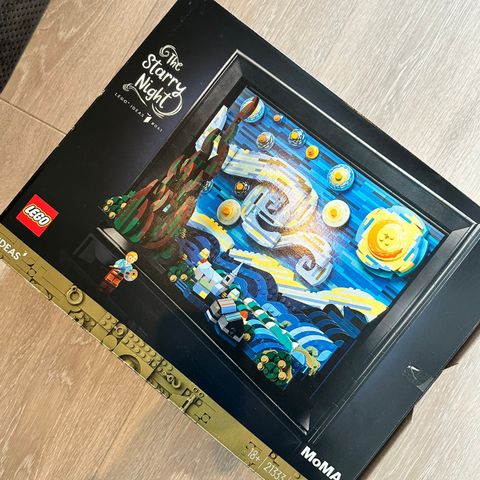 Lego vincent van Gogh Starry night