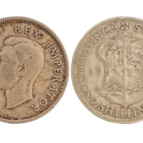 2 Shilling 1939 South Africa