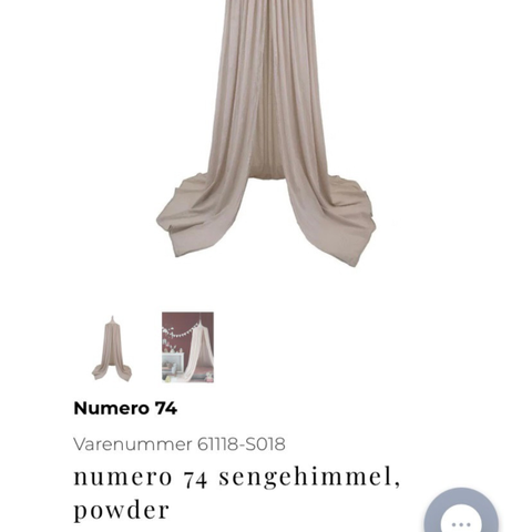 Nydelig sengehimmel fra Numero74