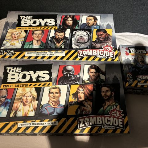 The Boys - Zombiecide 2.0 Figure Packs + Homelander Abomination