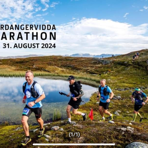 Startnummer Dynafit Hardangervidda Halvmarathon - selges