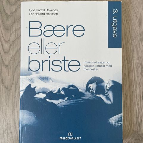 Pensumbok pedagogikk (UIA), bære eller briste