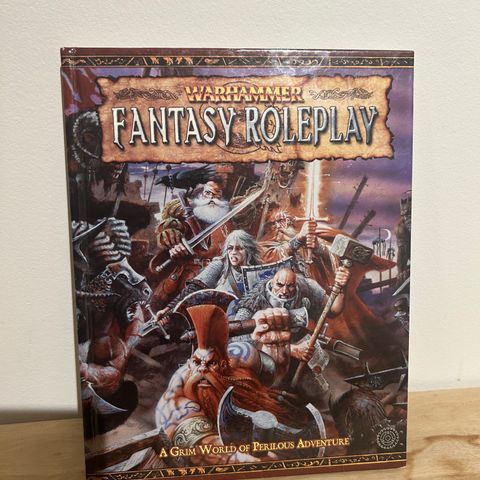 Warhammer Fantasy Roleplay 2nd edition - Core bok, GM Pack og Character Pack