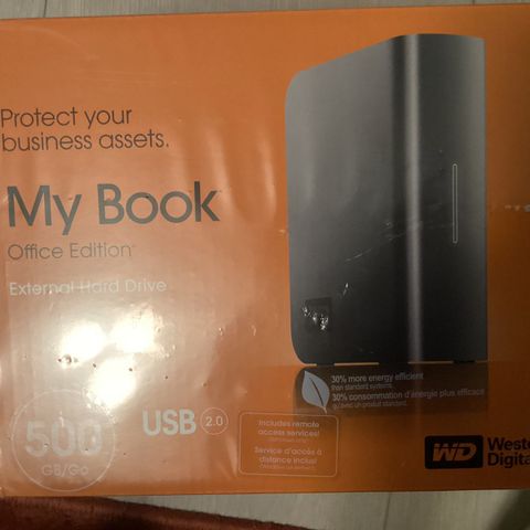 WD My Book Office Edition 500 GB USB 2.0 Desktop External Hard Disk Drive (2stk)