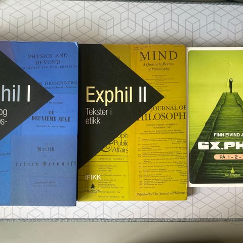 Exphil I, Exphil II og ex.phil på 1-2-3