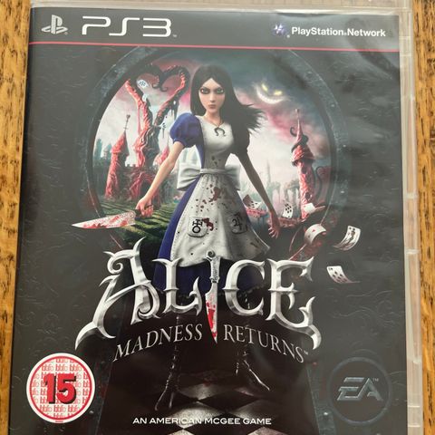 Ps3 spill ALICE MADNESS RETURNS reservert