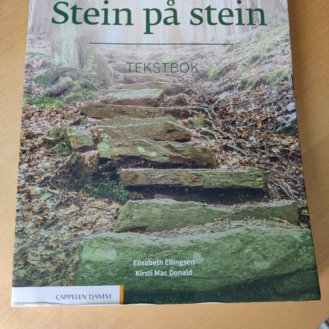 Norwegian textbook: Stein på stein