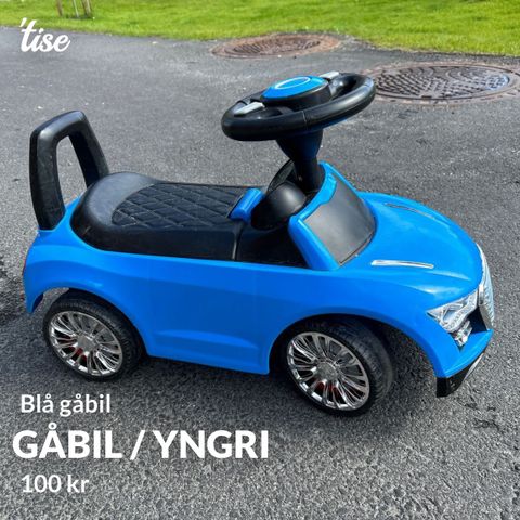 Gåbil yngri