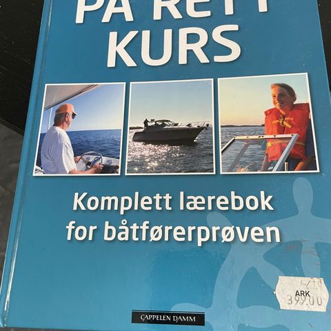 Båtførerprøven «På rett kurs» bok