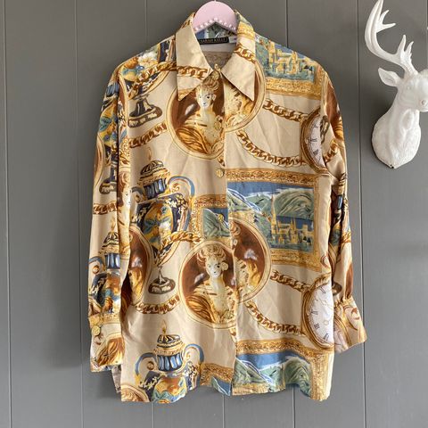 Vintage 90s bluse Str S / M