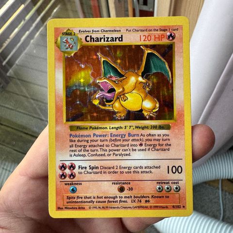 Charizard shadowless LP+