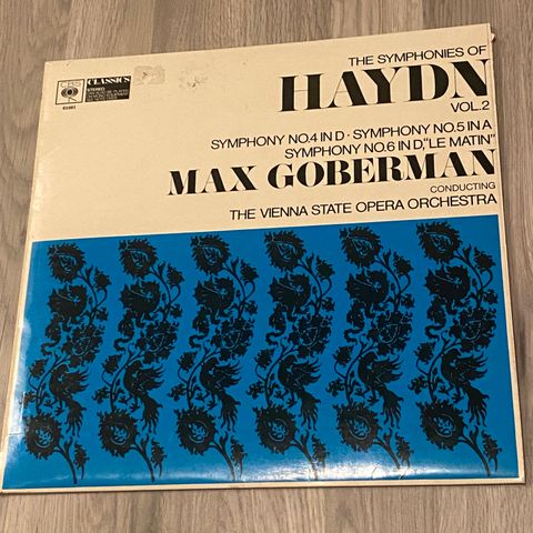 LP - The symphonies of Haydn Vol. 2 Max Goberman