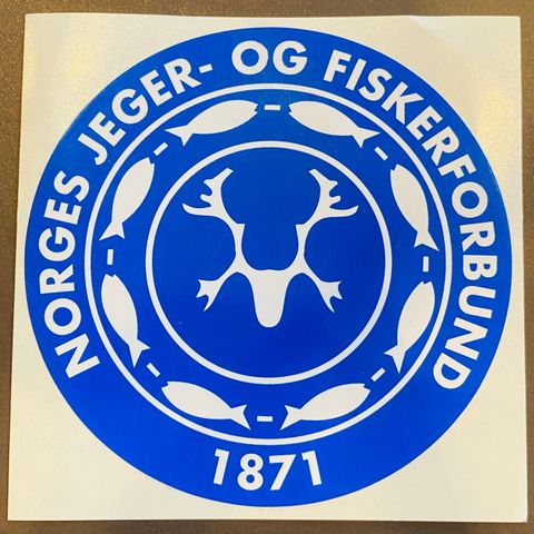 Klistremerke NJFF Norges jeger og fiskerforbund