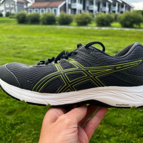 💪 IDRETTSSKO fritidssko JOGGESKO løpesko - Asics GEL-CONTEND 6 - STR. 42 🔥