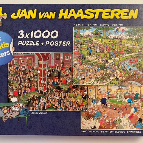 Jan van Haasteren puslespill 3x1000