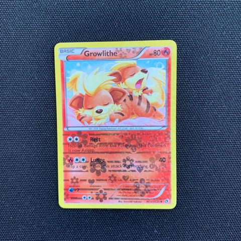 Growlithe Radiant Holo Legendary Treasures