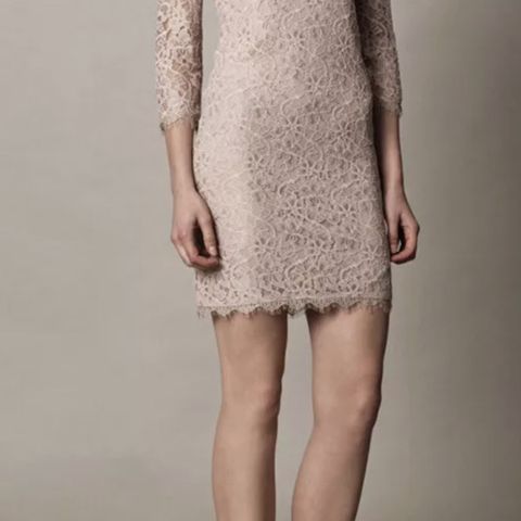 DvF Zarita Lace Dress - Blush Pink