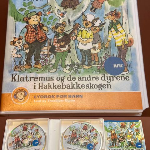 Klatremus og de andre dyrene i Hakkebakkeskogen - Lydbok 2xCD