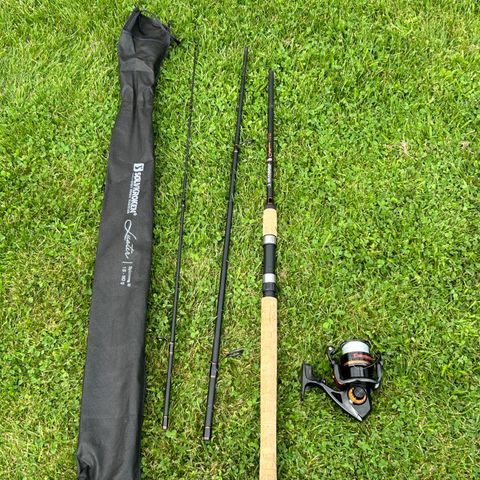 Solvkroken Luster Spinning 8' 15-50g med Shimano snelle