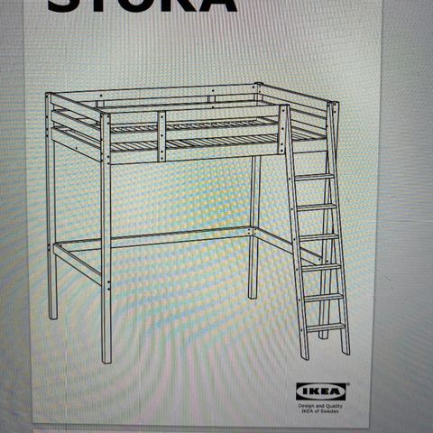 Ikea Storå loftseng