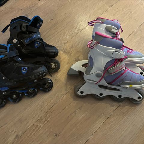 Inlines / Rollerblades reglerbare 31-34 og 32-37