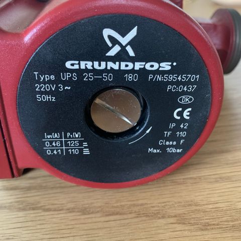 Grundfos UPS25-50 180