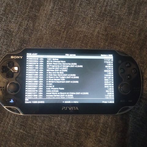 Playstation Vita (med CFW)