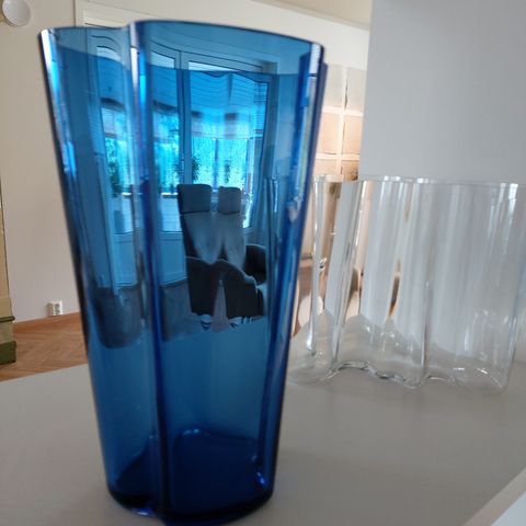 Aalto vase, ultramarine blue.