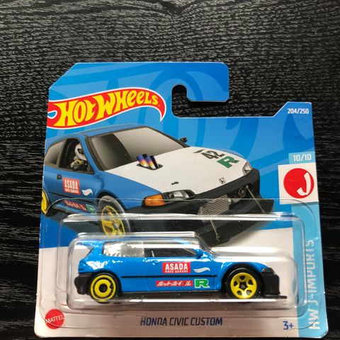 Hot wheels 1:64 HONDA CIVIC CUSTOM x2