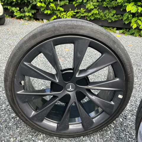 4 stk Tesla 21" Twin Turbine GREY