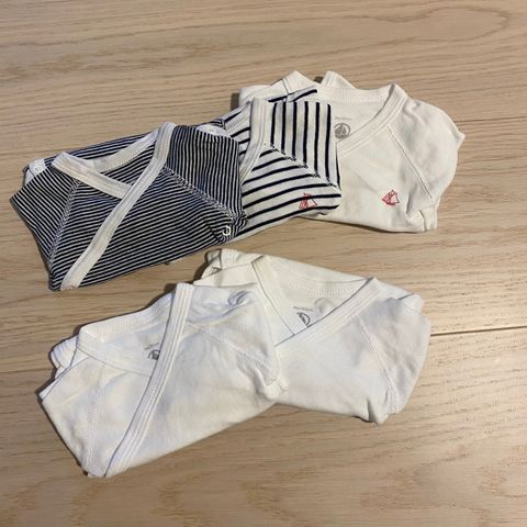 Petit Bateau omslagsbodyer i 60