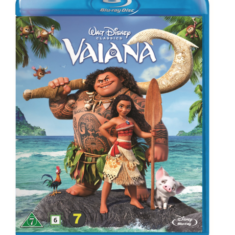 DISNEY: Vaiana - 2K Blu-ray NORSK TALE (forseglet)