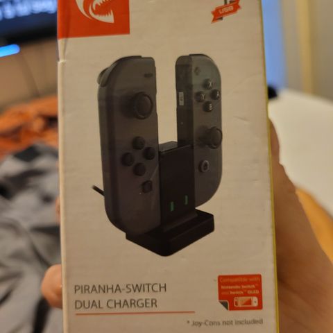 Pirhanda switch dual charger 120kr