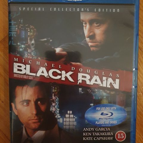 BLACK RAIN Uk utgave