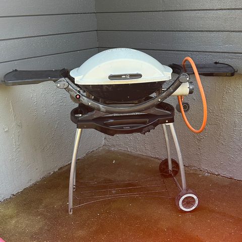 Weber grill med stativ