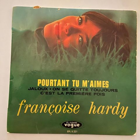 FRANCOISE HARDY Ep og singler 60 tallet 70 tallet