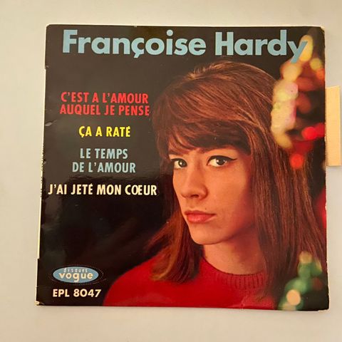 FRANCOISE HARDY Ep og singler 60 tallet 70 tallet