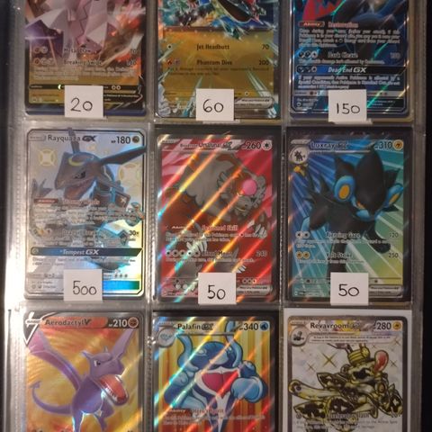 Pokémon Div EX, V, Vmax, Twilight, Japansk etc.