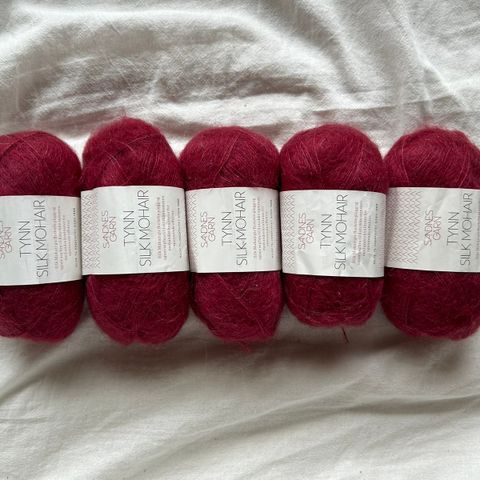 Sandnesgarn tynn silk mohair