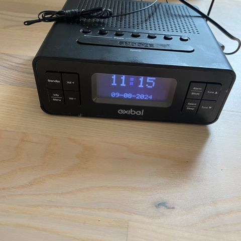 Exibel Clock Radio DAB/FM