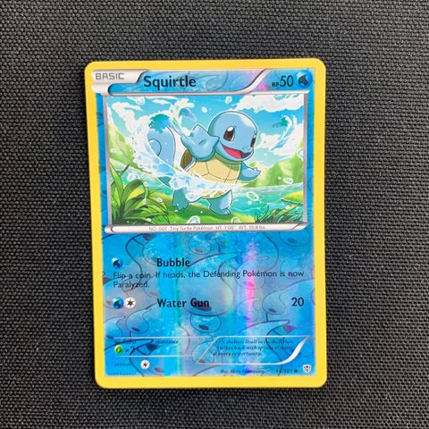 Squirtle (reverse holo) - Plasma Blast