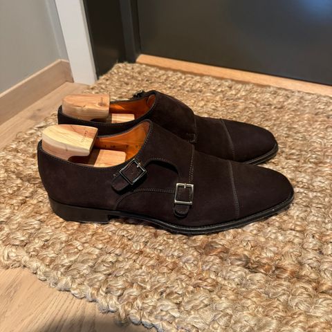 Santoni dressko monk straps str 43,5